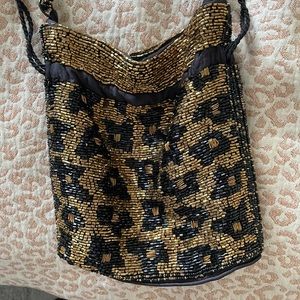 Sequin Bucket Bag